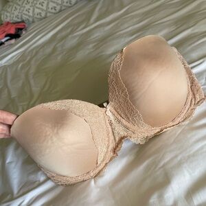 Dream Angels strapless bra from Victoria’s Secret, Nude, 36DD